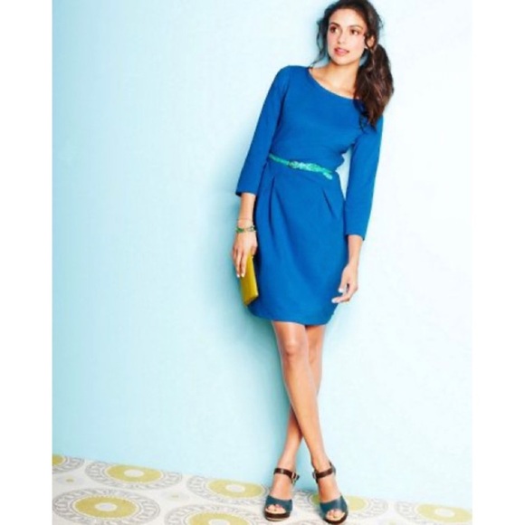 Blue Knit Dress - Picture 1 of 10